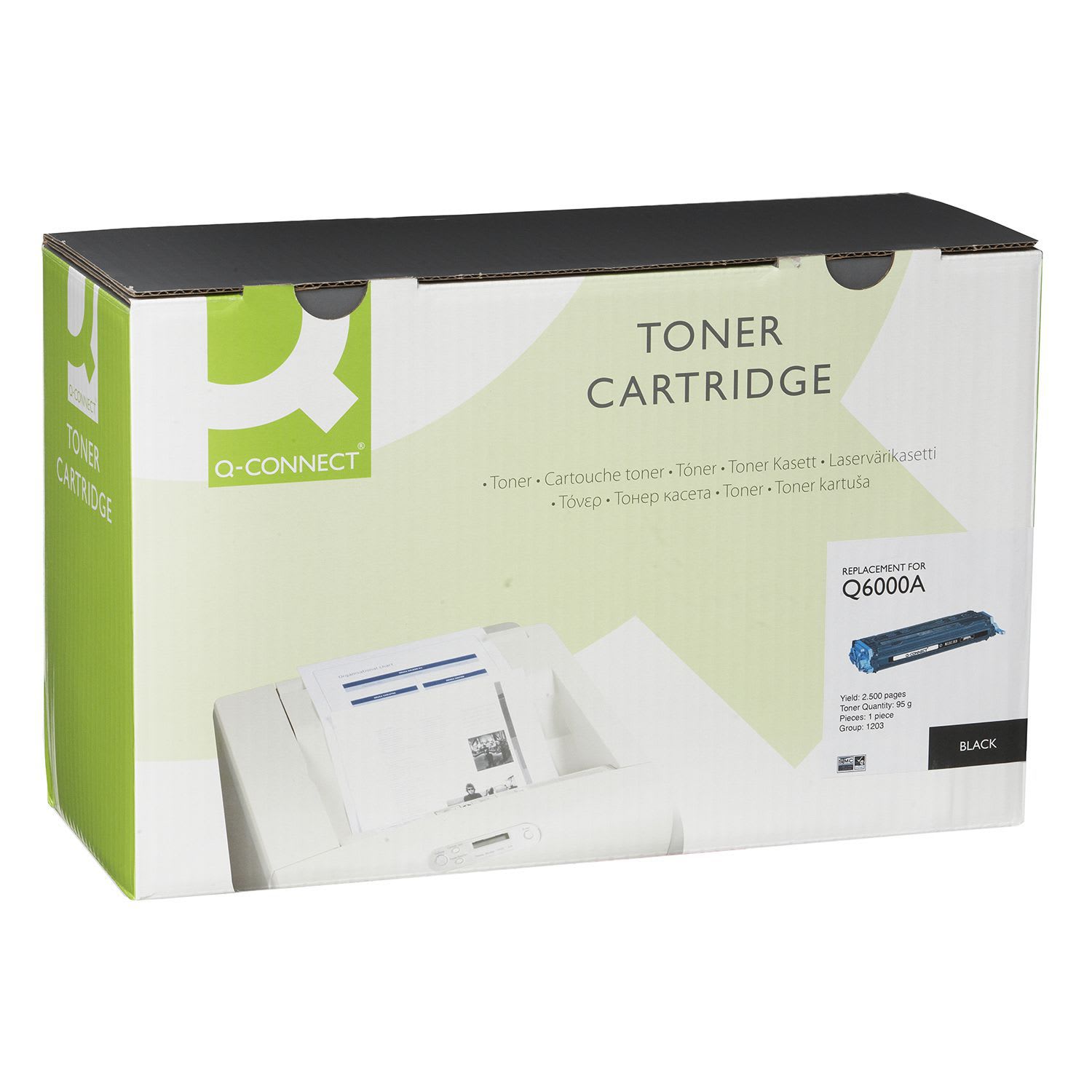 Toner Q-Connect Ανακατασκευασμένο Q6000A Black