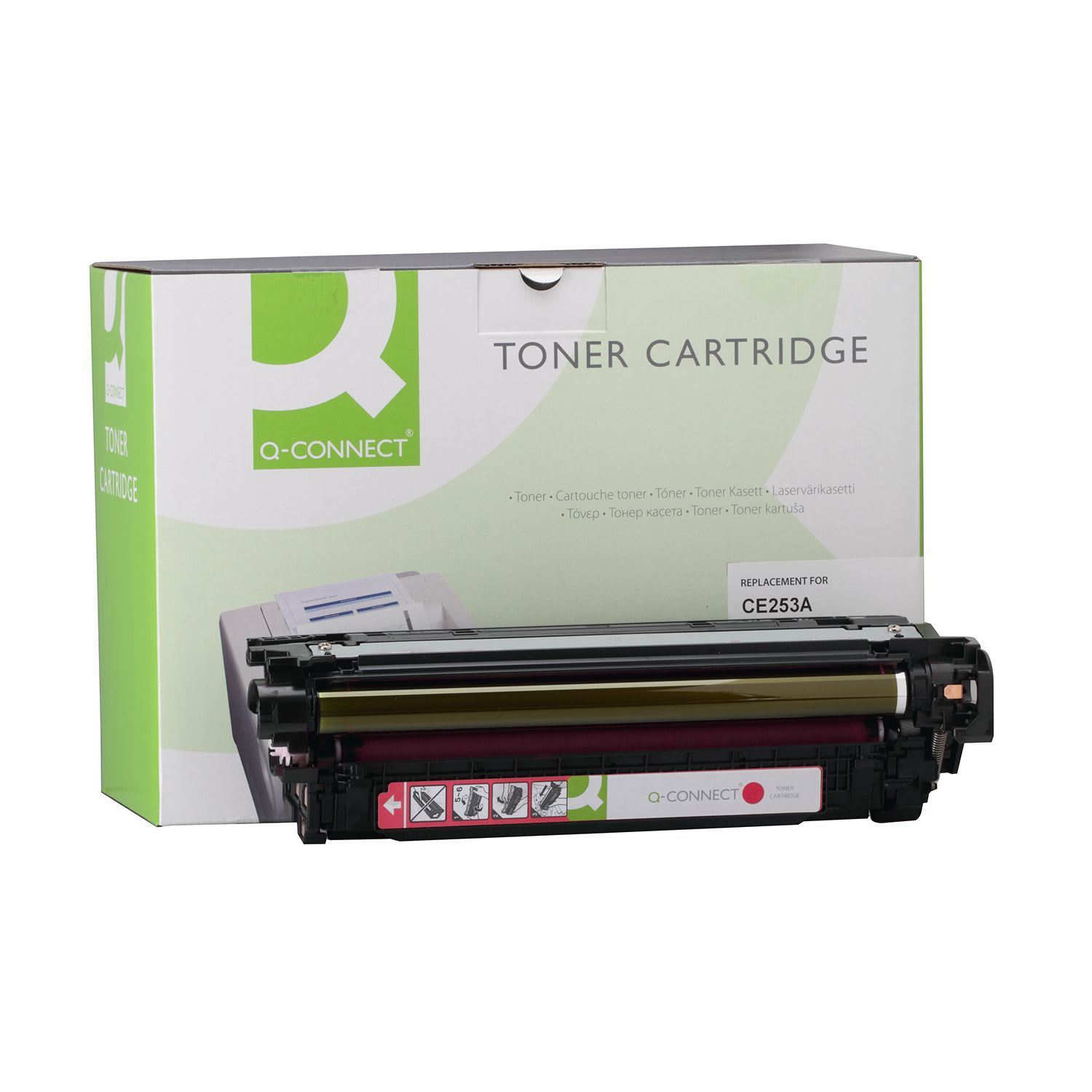 Toner Q-Connect Ανακατασκευασμένο CE253A Magenta
