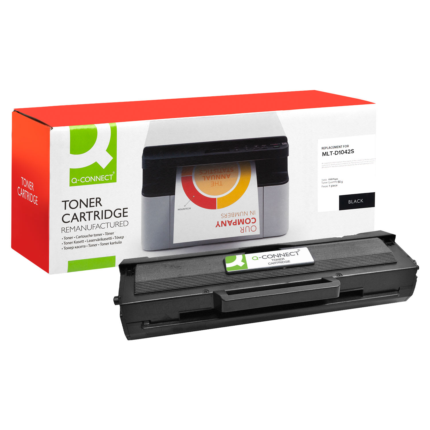 Toner Q-Connect Ανακατασκευασμένο MLT-D1042S Black