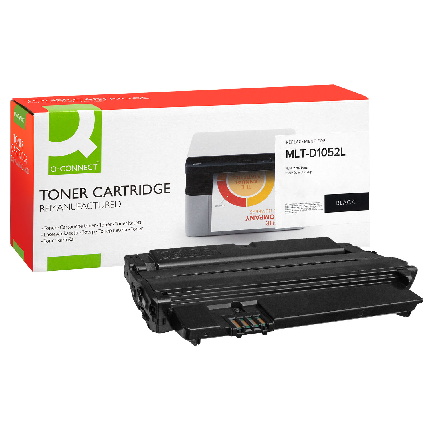 Toner Q-Connect Ανακατασκευασμένο MLT-D1052L Black