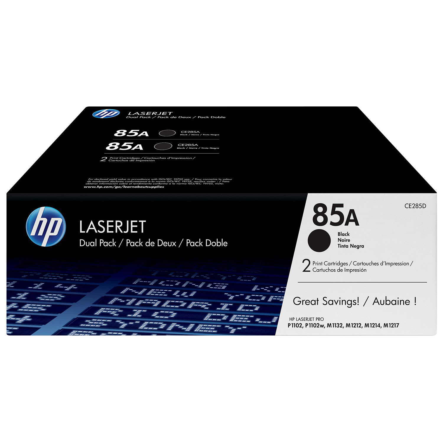 Toner HP 85A Black Dual pack