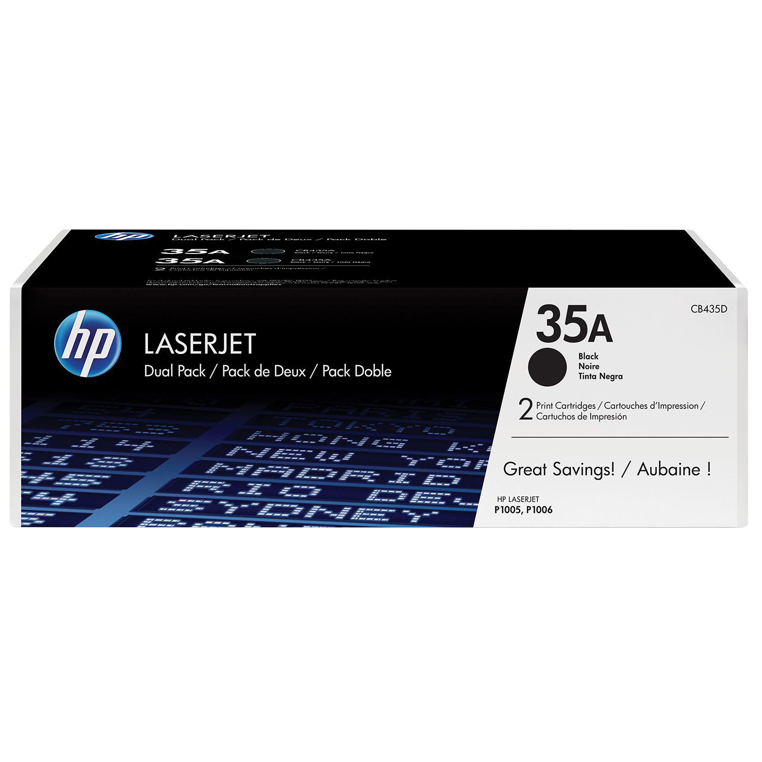 Toner HP 35A Black Dual pack