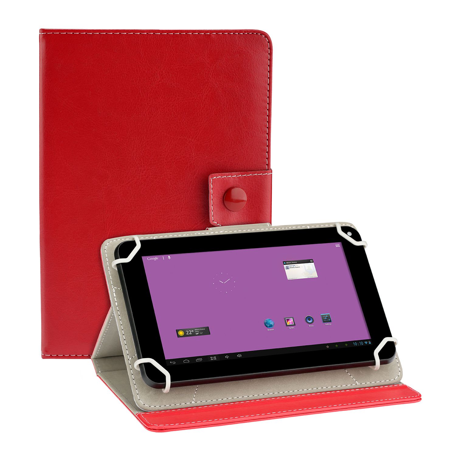 Θήκη pokeit Universal Book Cover για tablet 7-7.85″ Κόκκινη