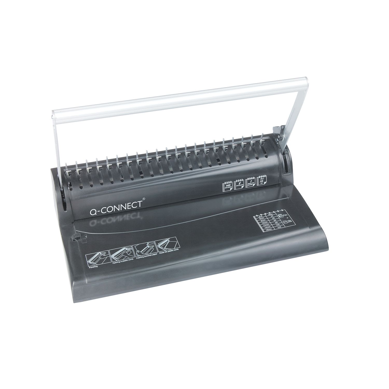 Q-Connect Μηχανή Βιβλιοδεσίας Comb Binder 8