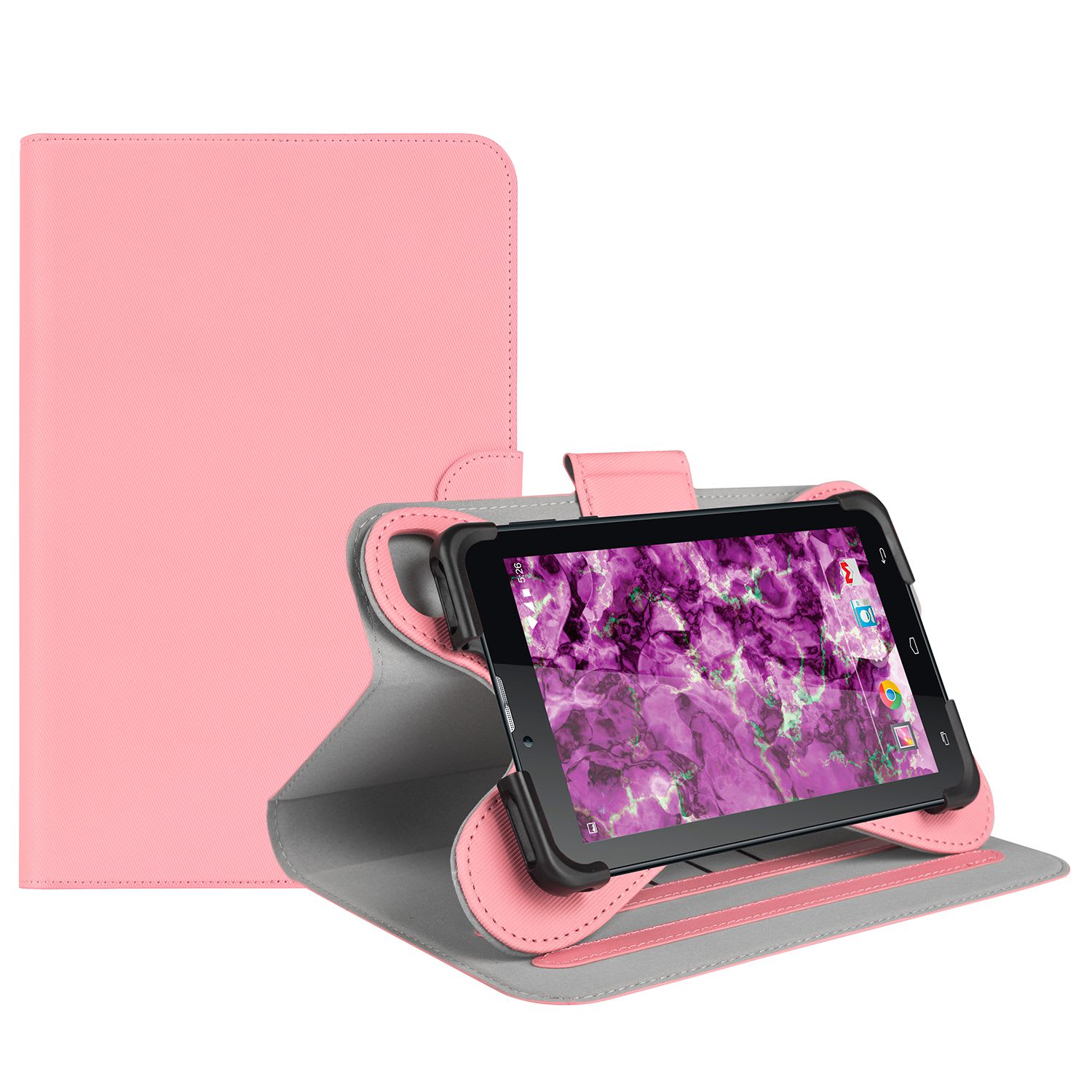 Θήκη Sentio Universal Rotating για tablet 7-8″ Ροζ
