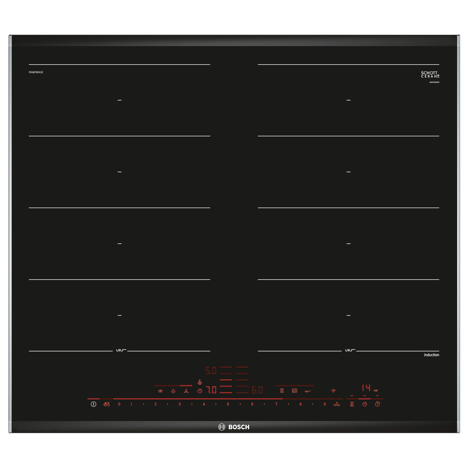 Bosch PXX675DV1E Εστίες Επαγωγικές