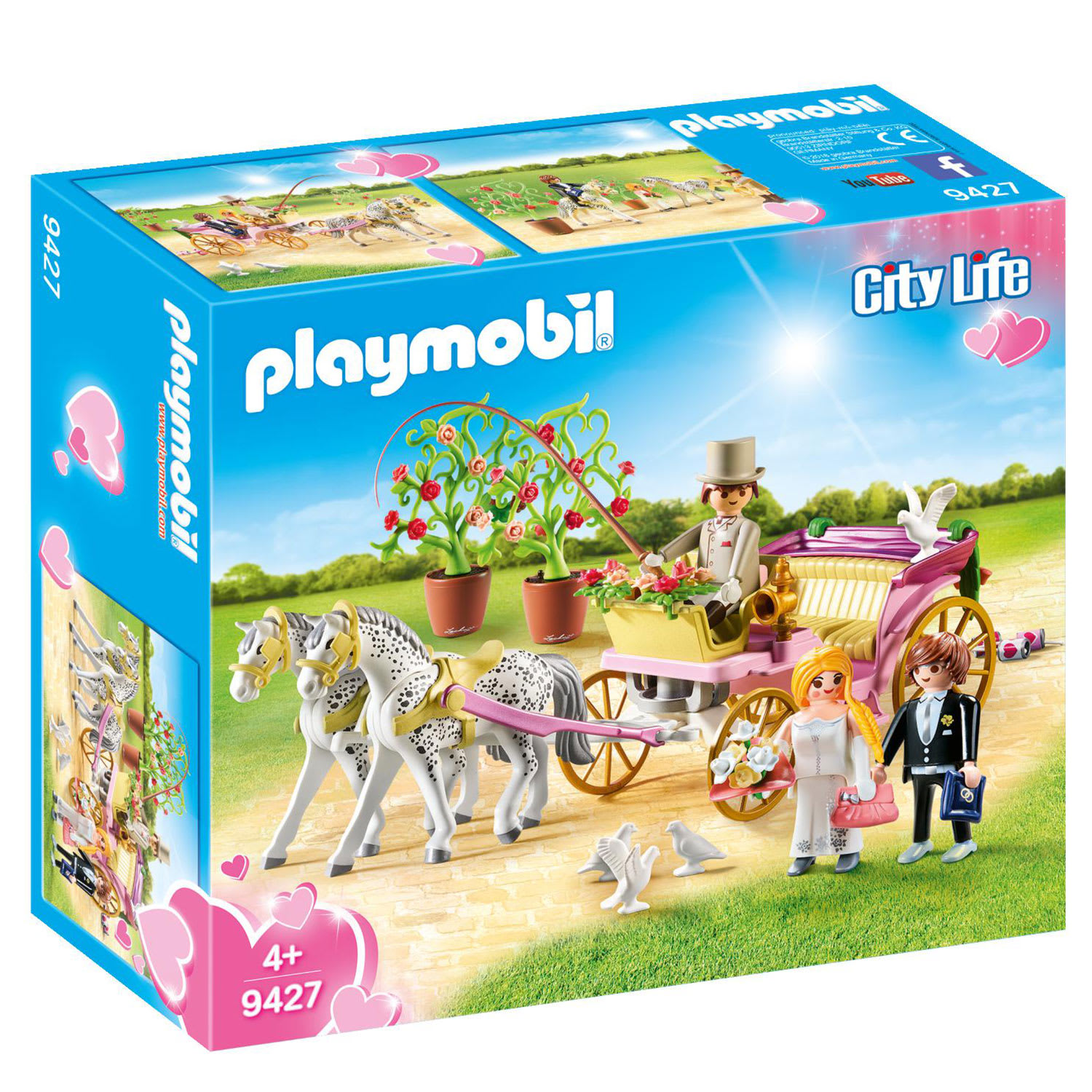 playmobil City Life Γαμήλια Άμαξα με Νεόνυμφους 9427