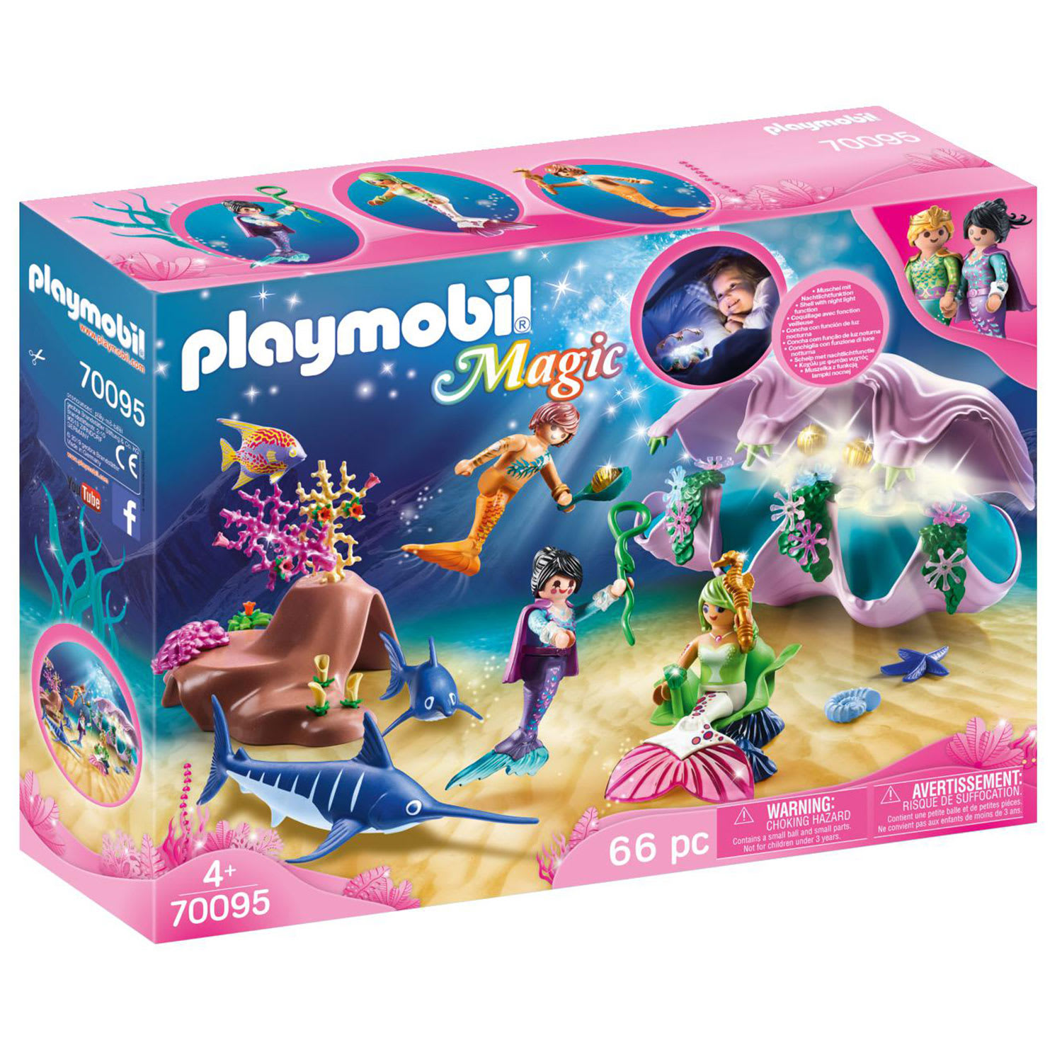 playmobil Magic Φωτιζόμενο Κοχύλι Μαργαριταριών 70095