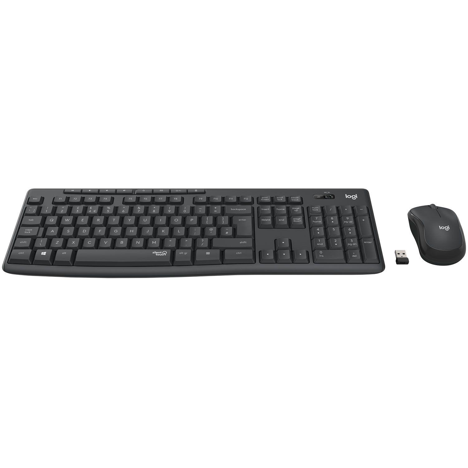 Logitech Πληκτρολόγιο – Ποντίκι MK295 Silent Ασύρματο