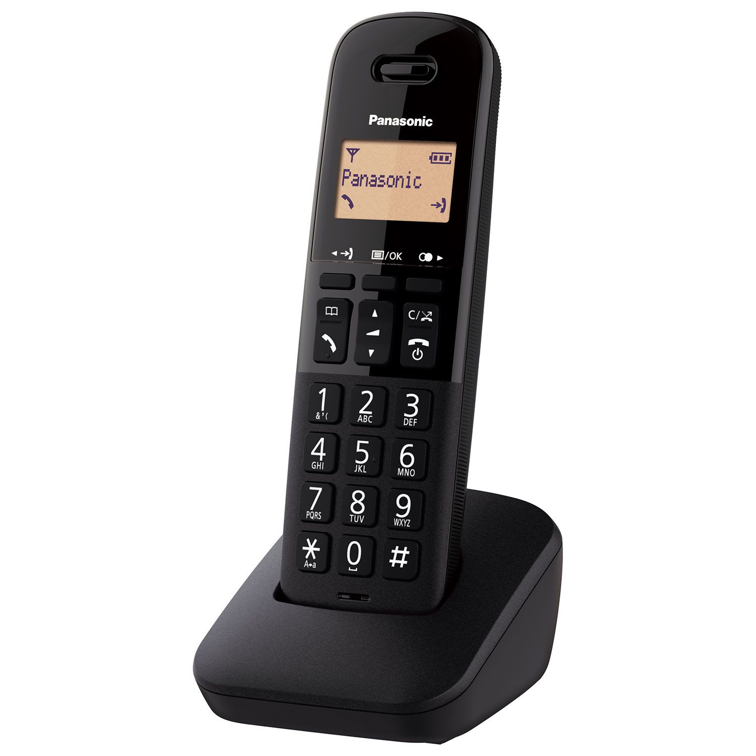 Panasonic Ασύρματο Τηλέφωνο KX-TGB610GRB Μαύρο