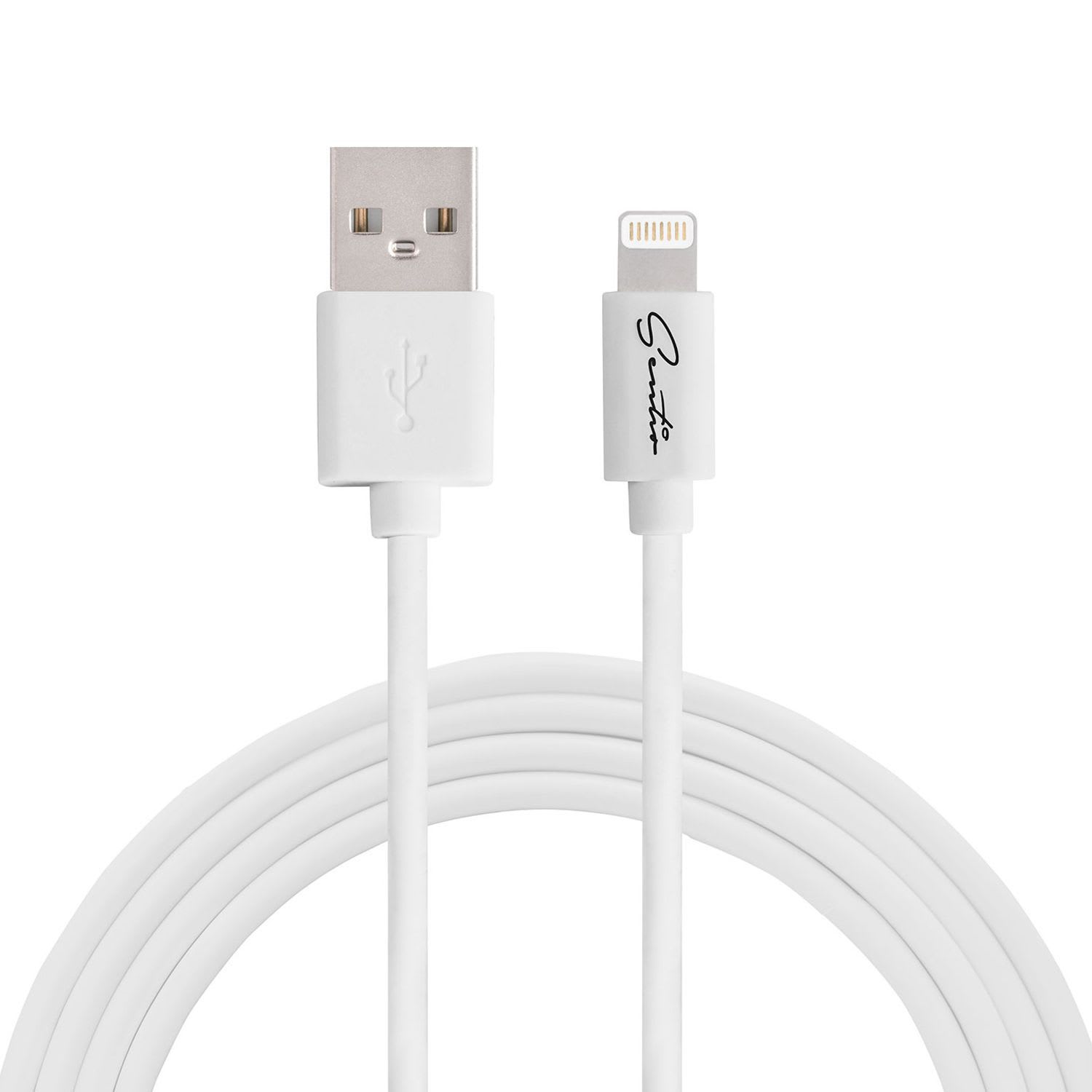Sentio Καλώδιο USB to Lightning 12W 2 m Λευκό