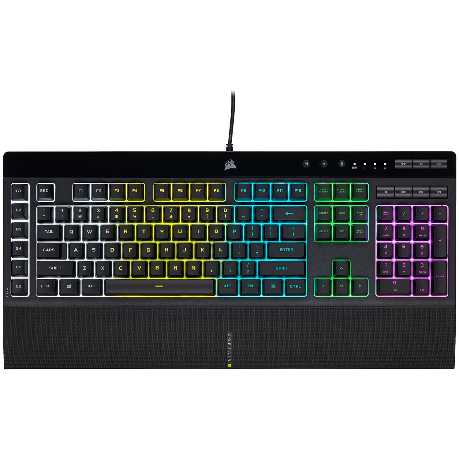 Corsair Πληκτρολόγιο K55 Pro Rubber Dome Ενσύρματο