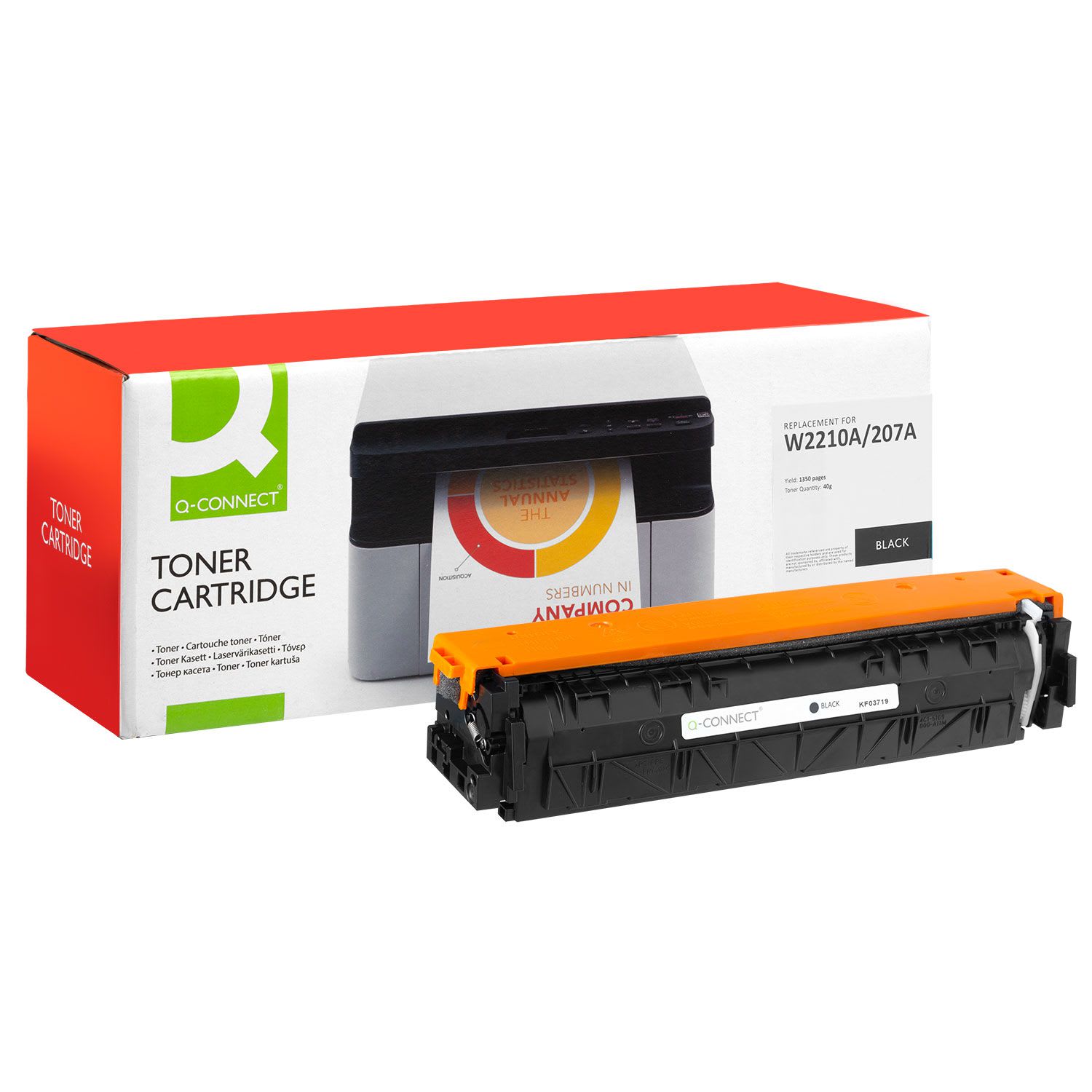 Toner Q-Connect Ανακαινισμένο W2210A Black