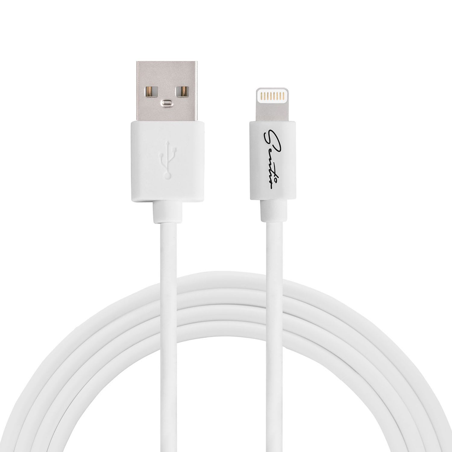 Sentio Καλώδιο USB to Lightning 12W 1.2 m Λευκό