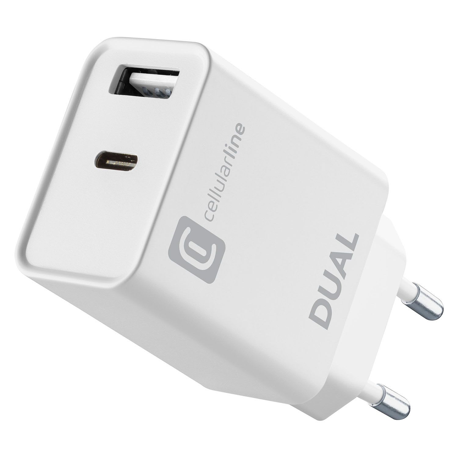 Cellularline Φορτιστής PD 2 Θέσεων 20W Λευκό