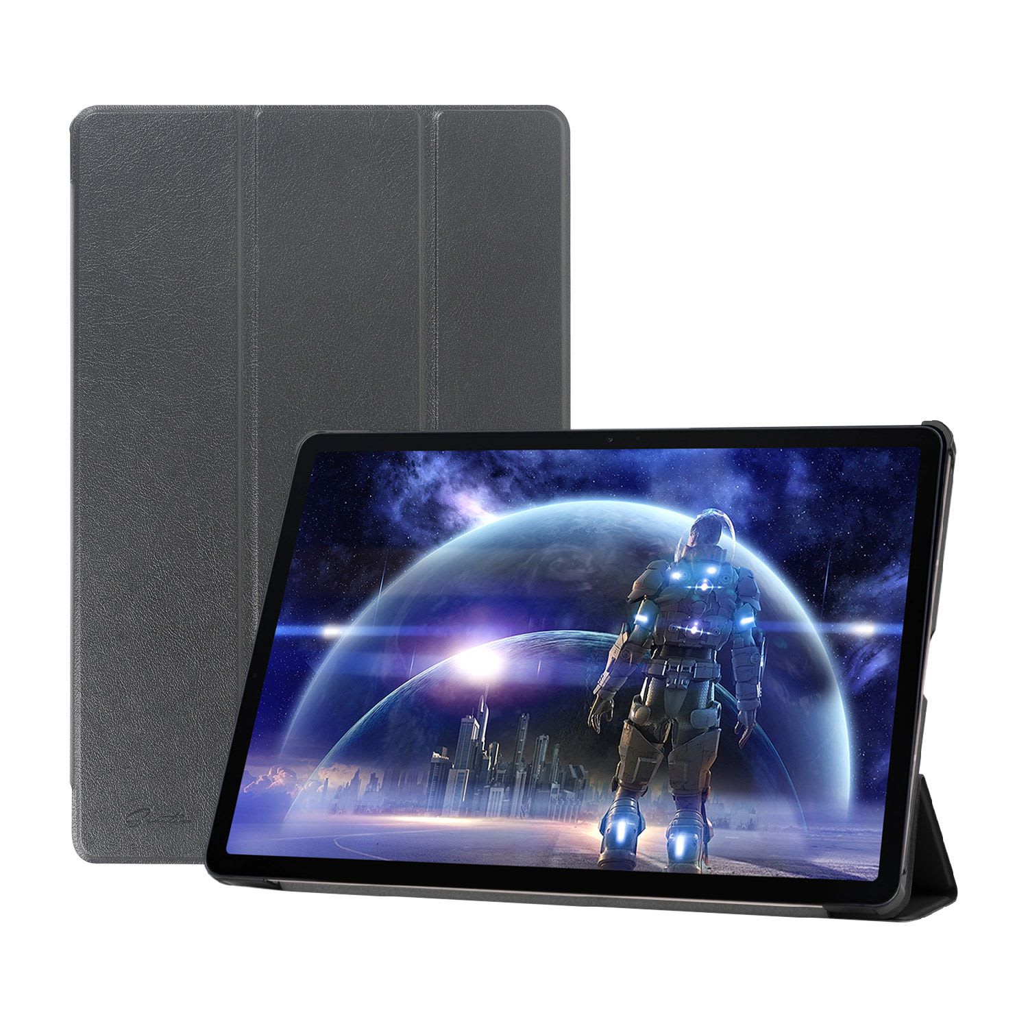 Sentio Θήκη Book Cover για tablet Galaxy Tab S7+/S7 FE/S8+ 12.4″ Γκρι
