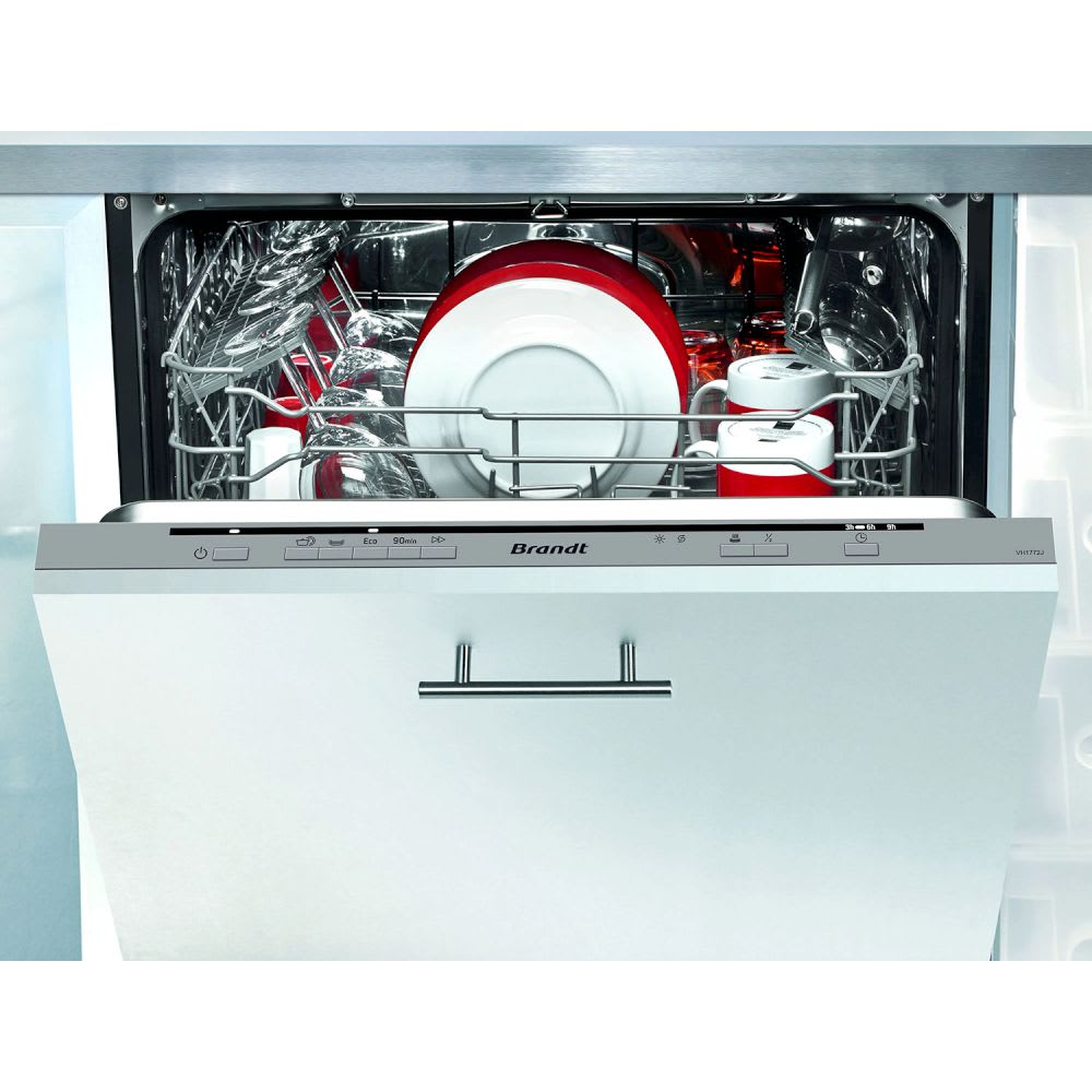 Brandt VH1772J Πλυντήριο Πιάτων Εντοιχιζόμενο 60 cm