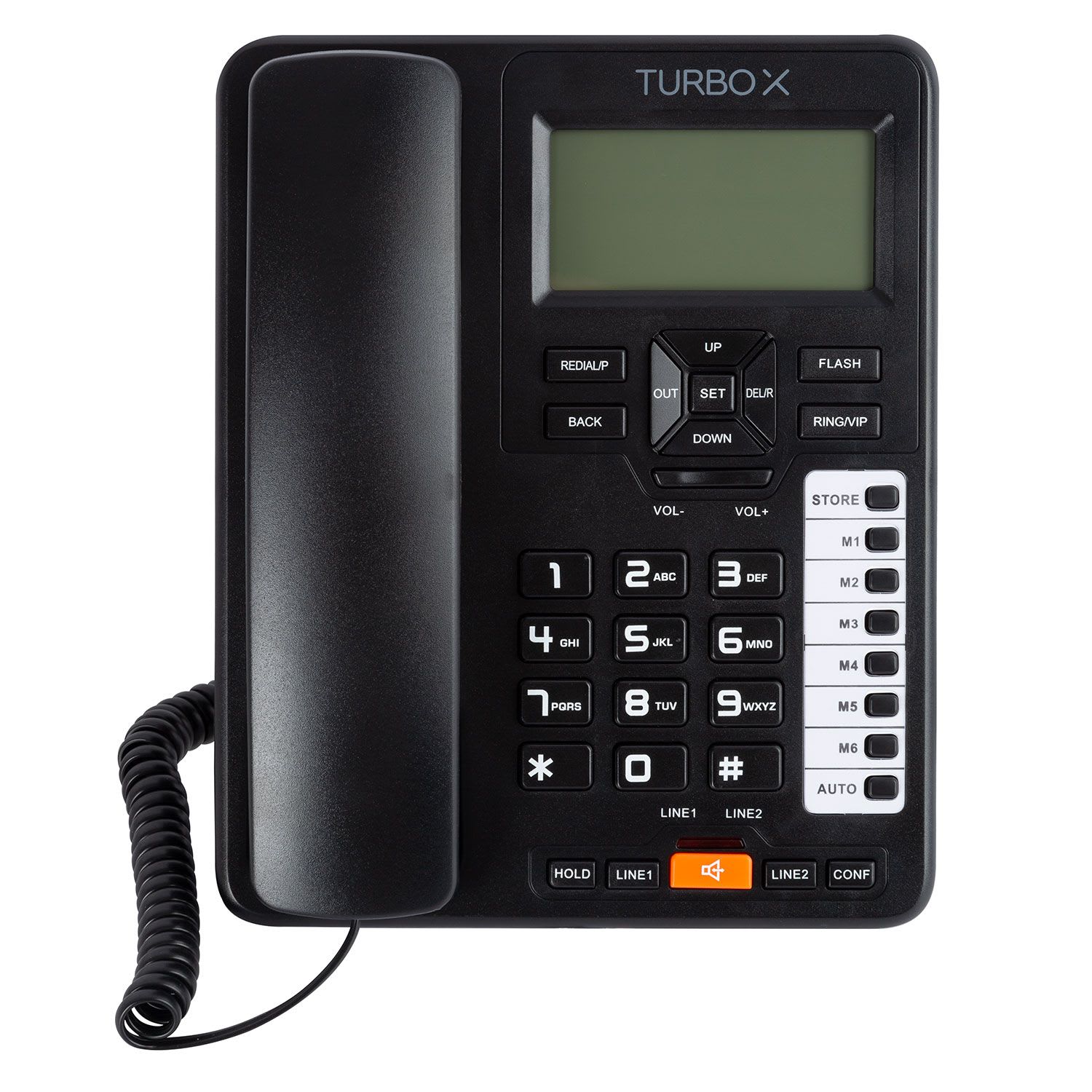 Turbo-X Ενσύρματο Δίγραμμο Τηλέφωνο 6400