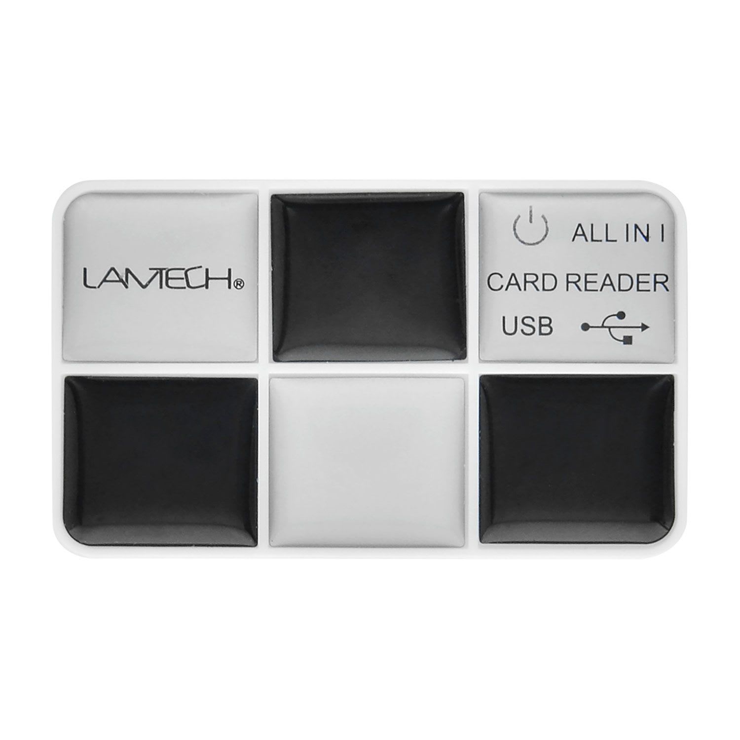 Lamtech Card Reader USB 2.0, Μαύρο