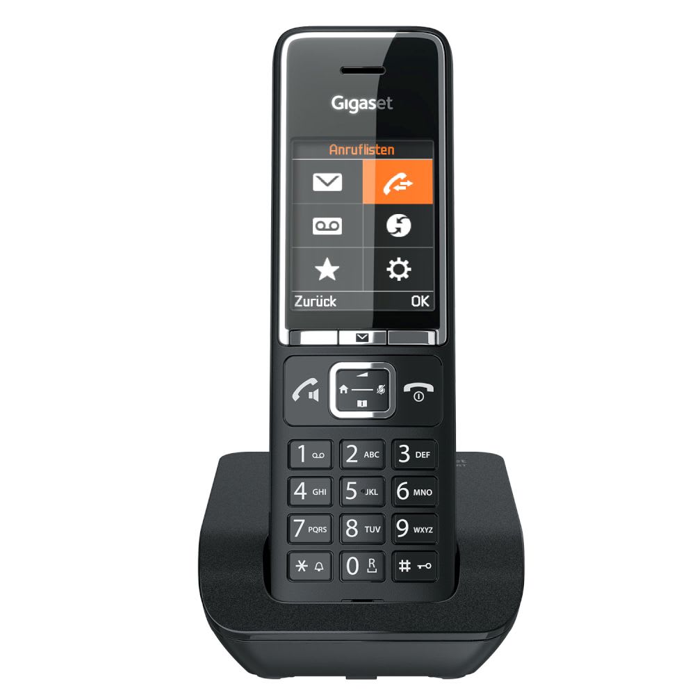 Gigaset Ασύρματο Τηλέφωνο Gigaset Comfort 550 Μαύρο
