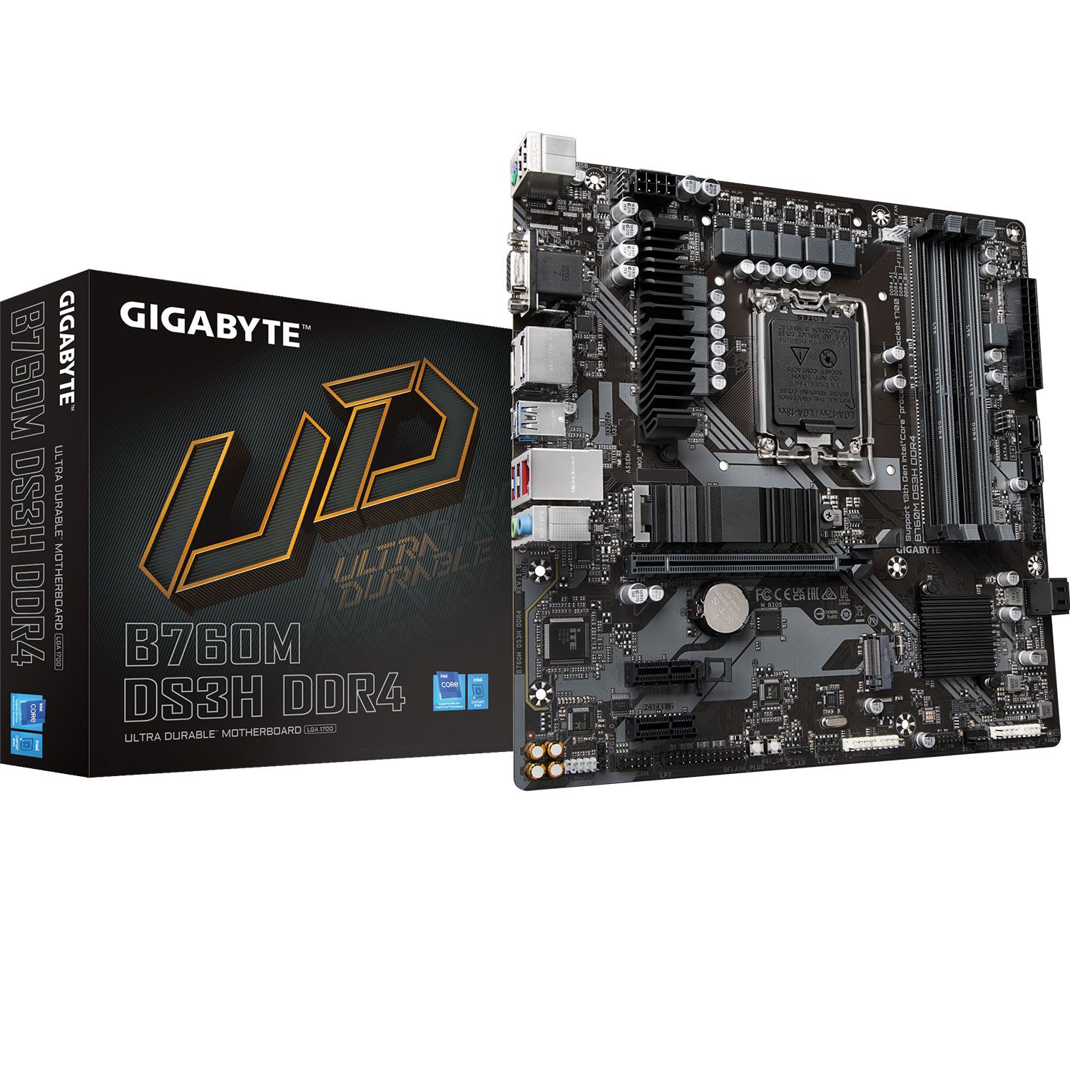 Gigabyte Motherboard B760M DS3H DDR4 (Β760/1700/DDR4)