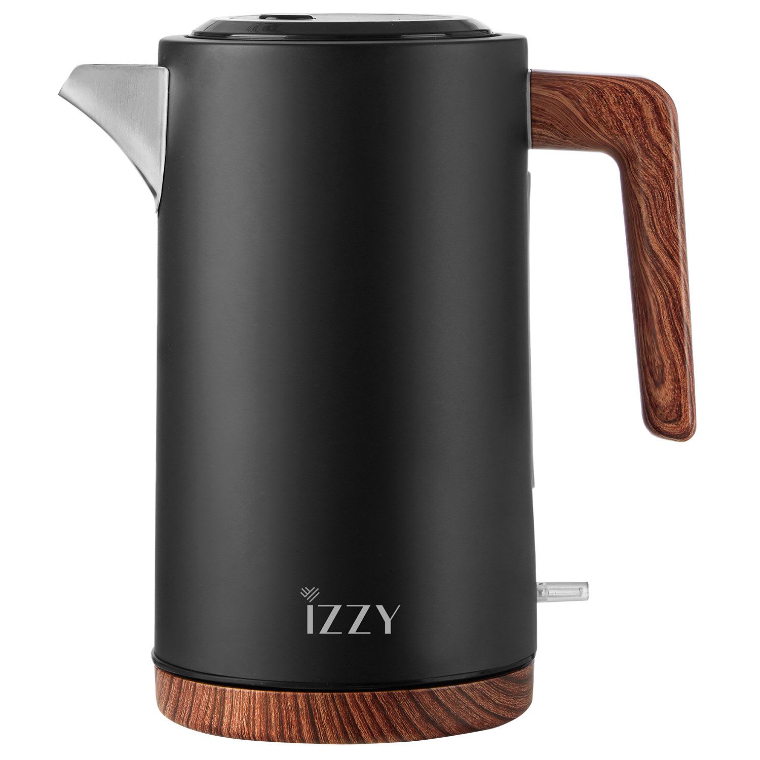 Izzy Μαύρος Βραστήρας Wooden IZ-3016 1,70 Lt