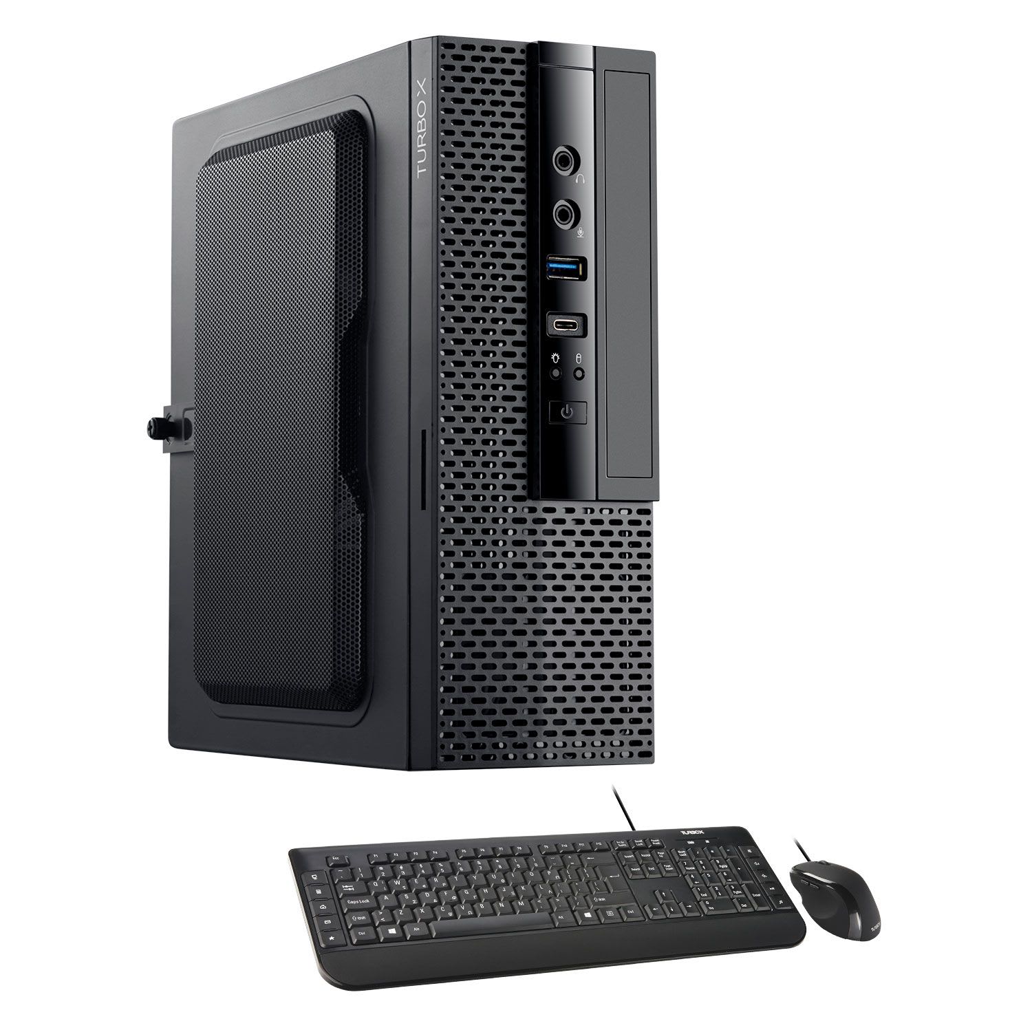 Turbo-X Teamwork USFF N4120 Desktop (Intel Celeron N4120/4 GB/128GB/UHD Graphics)