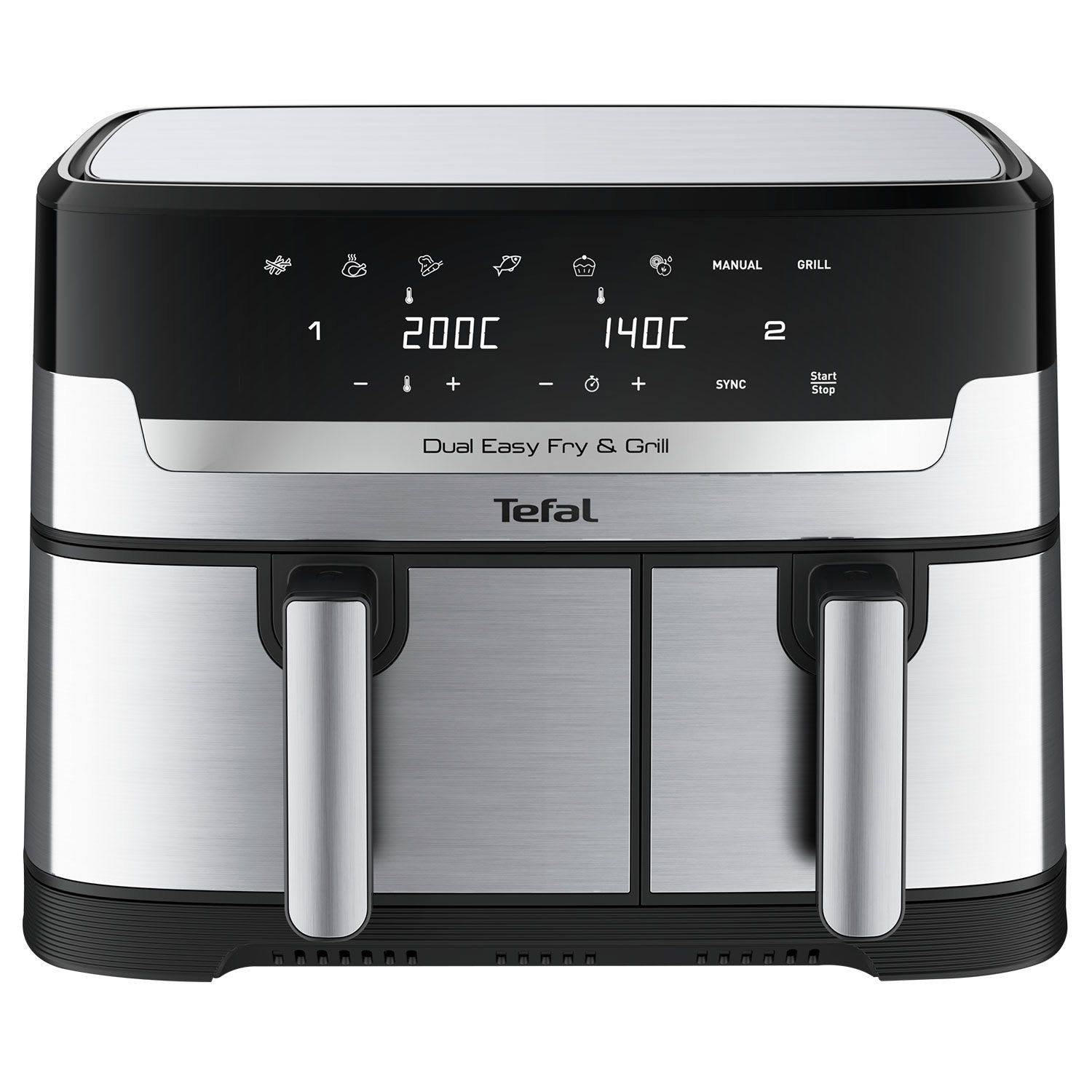 Tefal Φριτέζα Αέρος EY905D Dual Easyfry & Grill