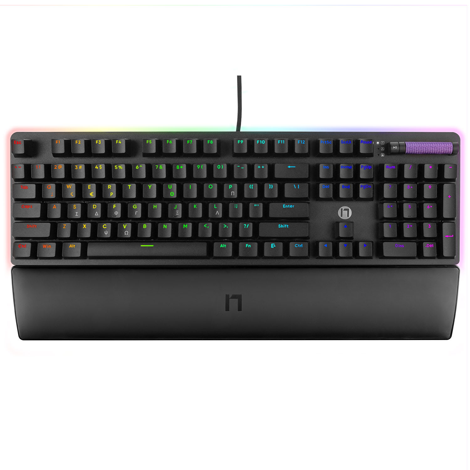 Turbo-X Nemesis Gaming Ενσύρματο Πληκτρολόγιο NK90 Μαύρο