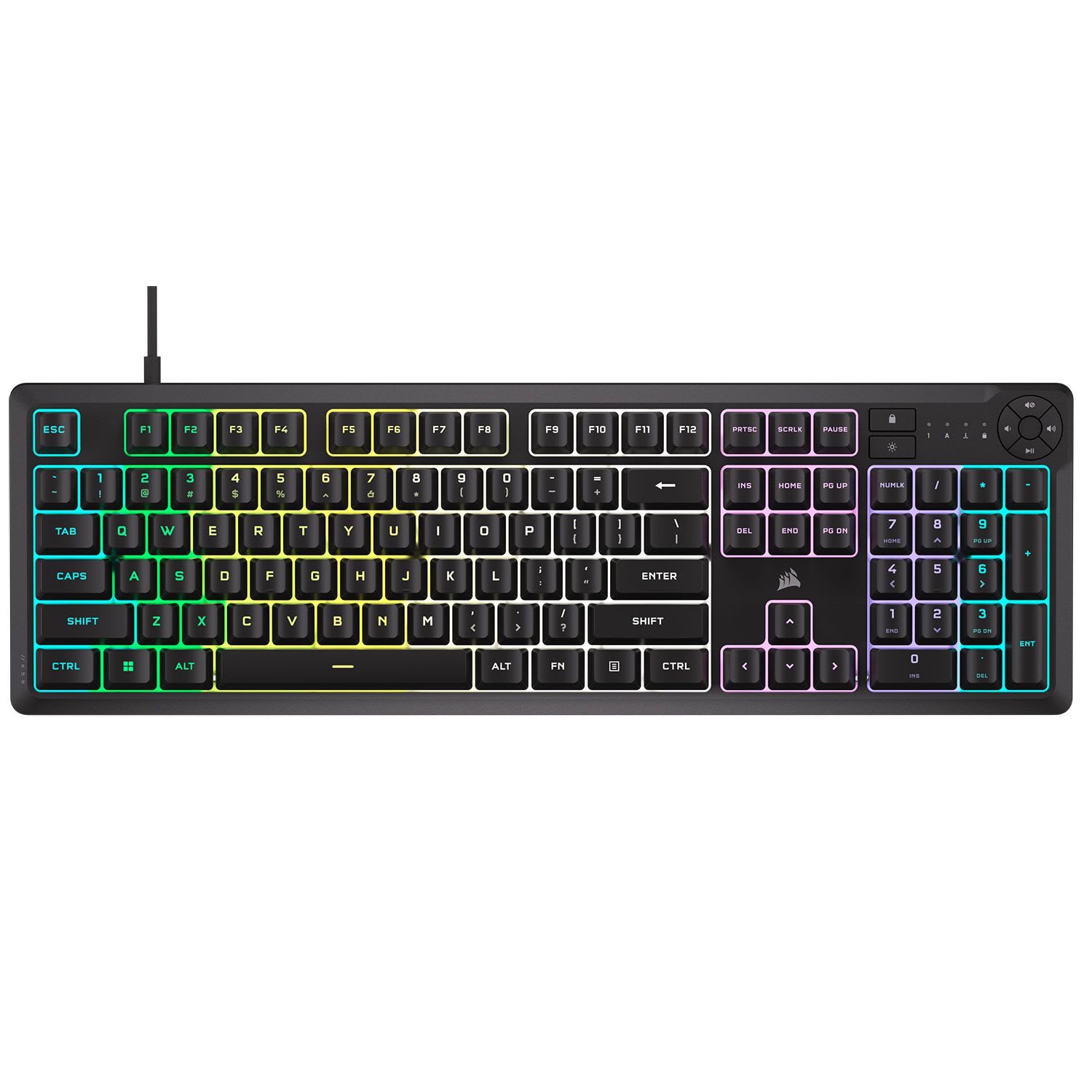 Corsair Πληκτρολόγιο K55 Core RGB