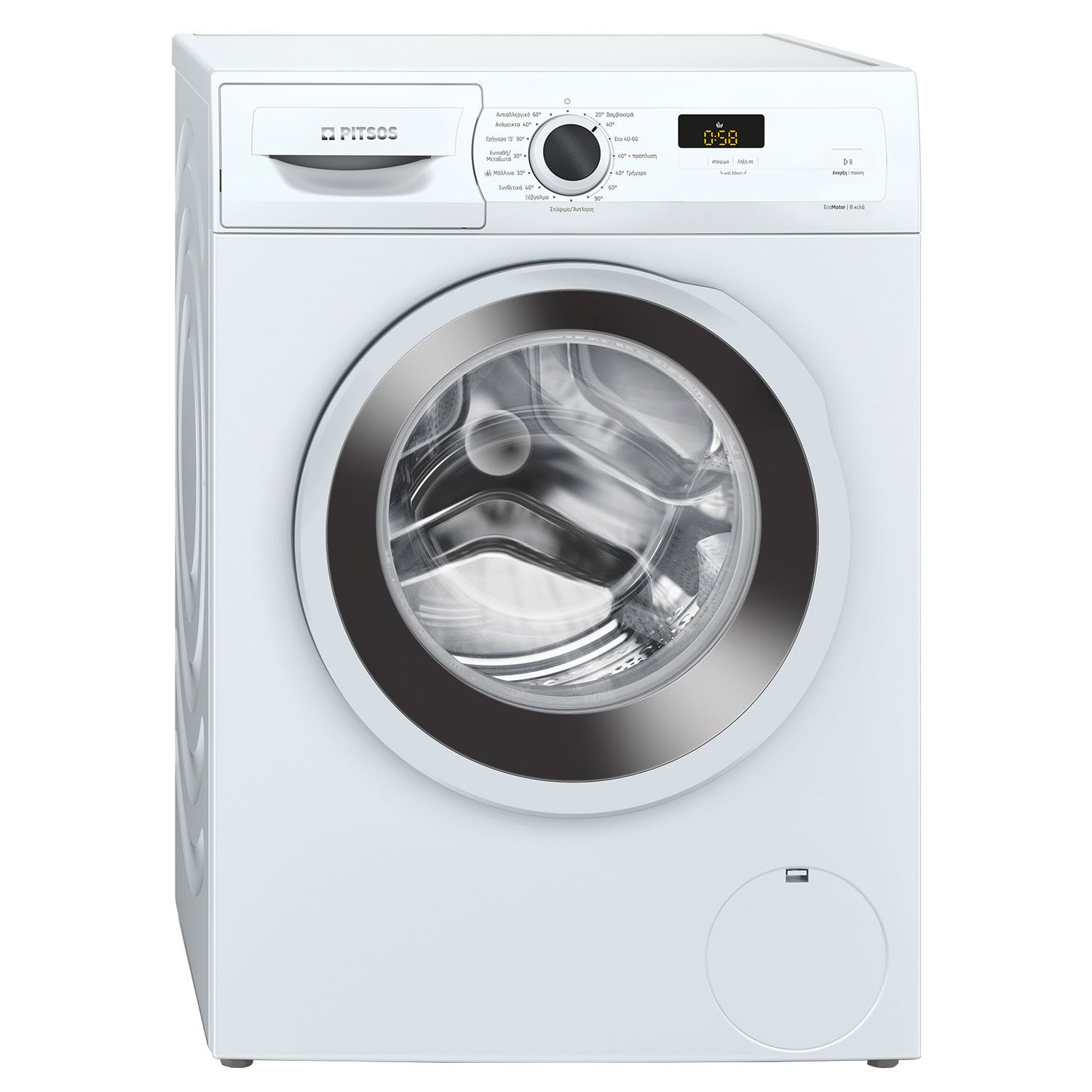 Pitsos WF4J06L8 Πλυντήριο Ρούχων 8,00 kg