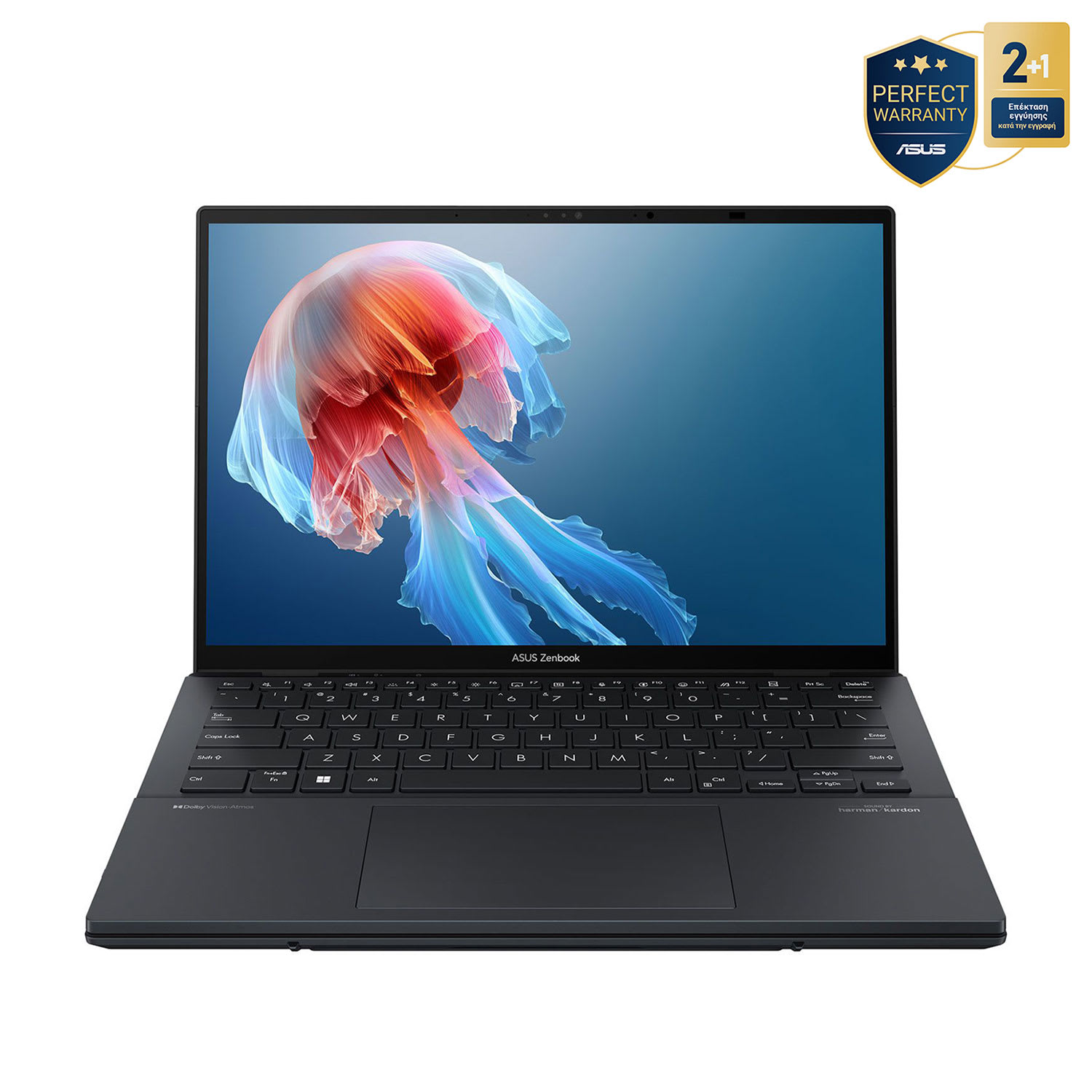 Asus Zenbook Duo UX8406CA-OLED-PZ068X Laptop 14″ OLED Αφής (Core Ultra 9 285H/32 GB/2 TB/Intel Arc Graphics/