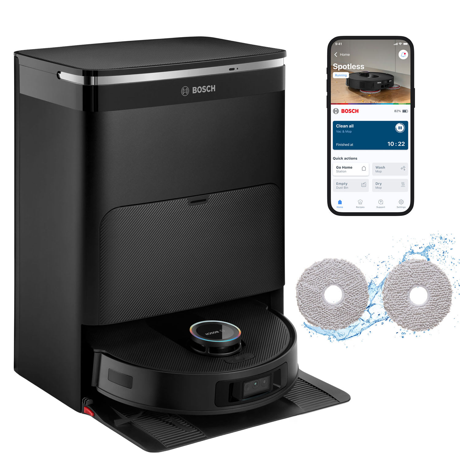 Bosch Σκούπα ρομπότ Spotless Max Cam BCRDW3BX