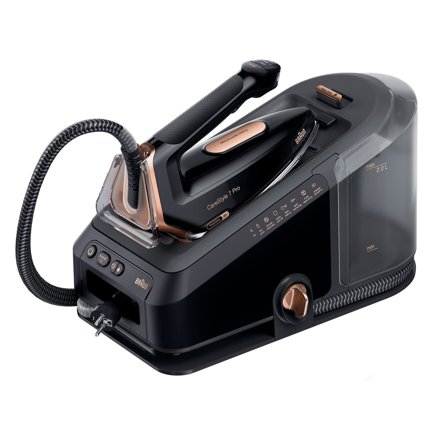 Braun Σύστημα Σιδερώματος  IS7286BK Care Style 7 Pro