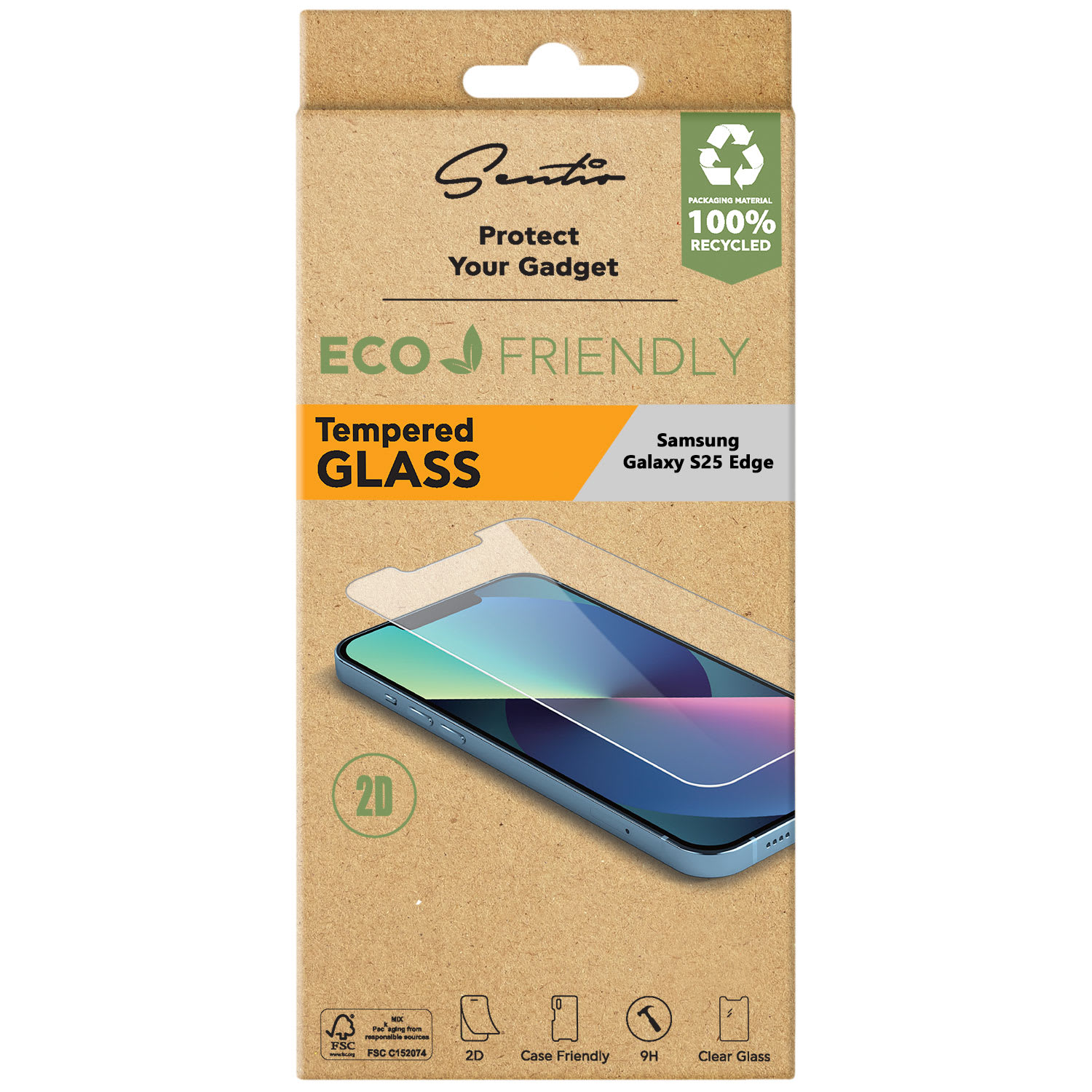 Sentio Γυαλί Tempered για Samsung Galaxy S25 Edge