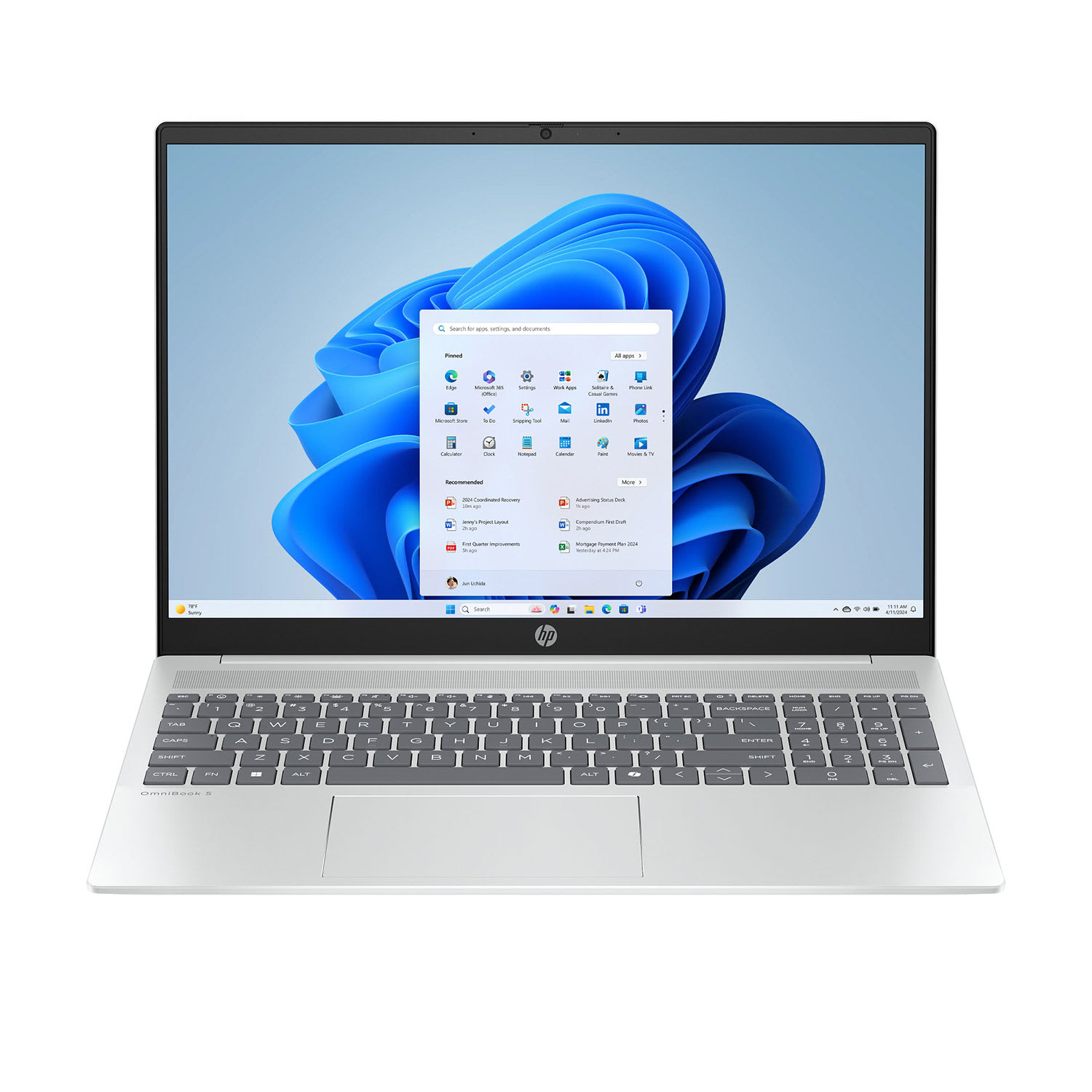 HP OmniBook 5 16-ba1000nv Laptop 16″ OLED (Core i5 1334U/16 GB/512 GB/Iris X Graphics/Windows 11 Home)