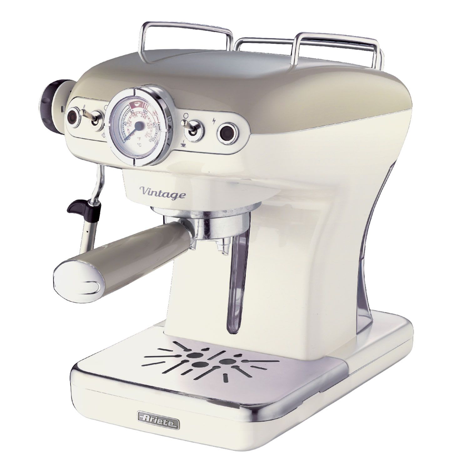 Ariete Καφετιέρα Espresso Χειροκίνητη 1389/13 Beige Vintage