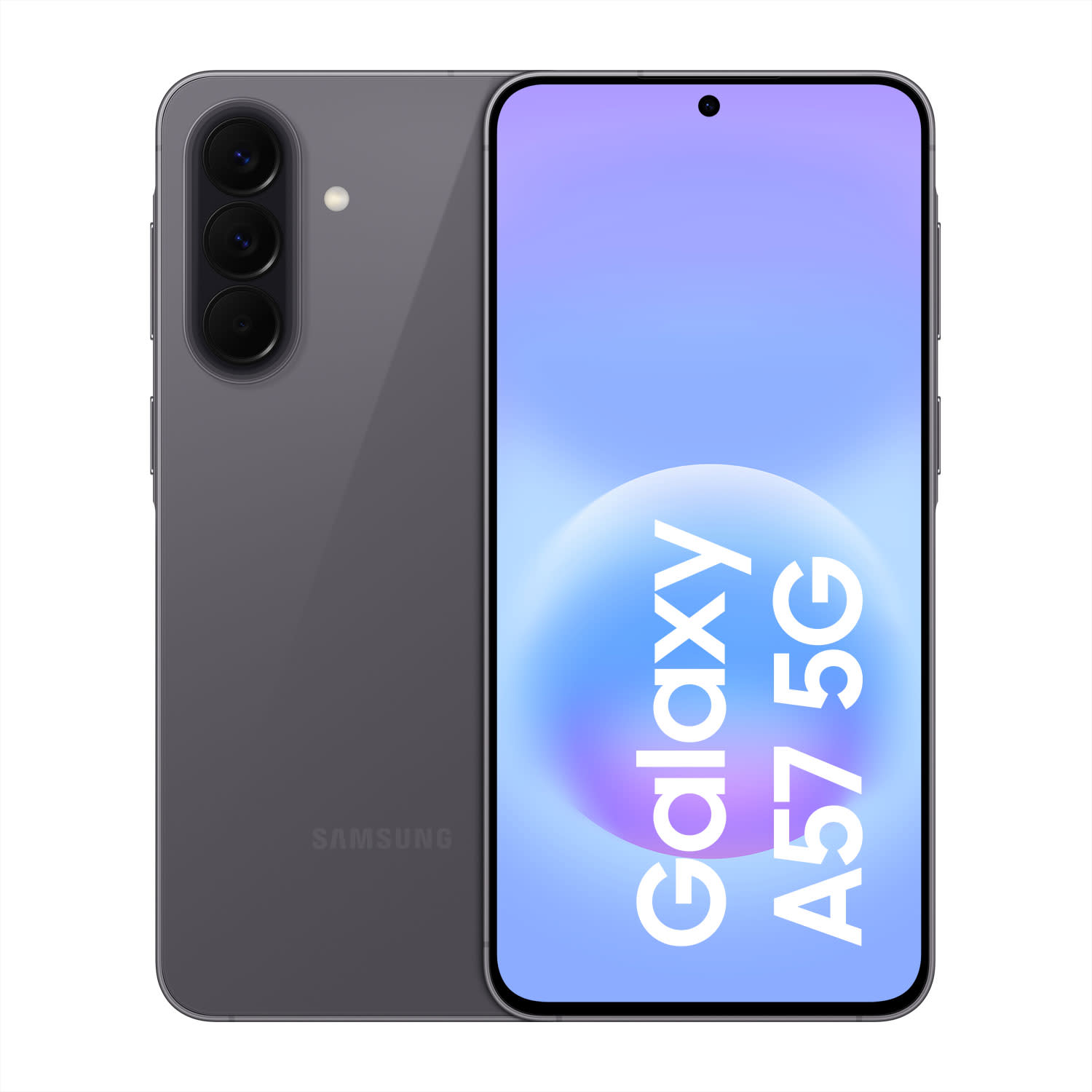 Samsung galaxy a57 5g 12gb 512gb awesome grey sprednja in zadnja stran