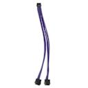Μικρή εικόνα του AsiaHorse Extension Sleeved PSU Cable 12pin to 2x8pin Μώβ