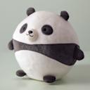 Μικρή εικόνα του tikl Λούτρινο Στρογγυλό Panda 34εκ.