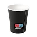 Μικρή εικόνα του Tefaco Ποτήρι Χάρτινο 250ml 50 τεμ. Μαύρο