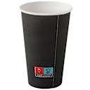 Μικρή εικόνα του Tefaco Ποτήρι Χάρτινο 400ml 50 τεμ. Μαύρο