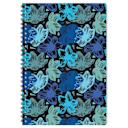 Μικρή εικόνα του Sentio Τετράδιο Σπιράλ 17x25 Blue Flowers 80 φύλλα