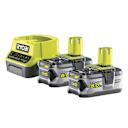 Μικρή εικόνα του Ryobi One+ Σετ Φορτ. & 2 Μπαταρίες 18V