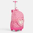 Μικρή εικόνα του Goomby Τσάντα Trolley Δημοτικού Pink Retro Hearts