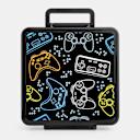 Μικρή εικόνα του Goomby Φαγητοδοχείο Gaming 1800ml & Μαχαιροπήρουνο