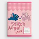 Μικρή εικόνα του Τετράδιο Ριγέ 17x25 Stitch & Angel 40 Φύλλων