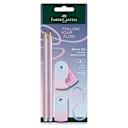 Μικρή εικόνα του Faber Castell Μολύβια Grip Flow Edition Blushing Sky 2τεμ & Γόμα mini & Ξύστα mini