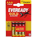 Μικρή εικόνα του Energizer Μπαταρίες Αλκαλικές Eveready Gold AΑA 4τμ