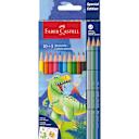 Μικρή εικόνα του Faber Castell Ξυλομπογιές Δεινόσαυροι 10+3τεμ.